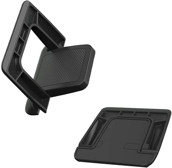 2 stk Mini Laptop Stativ Riser Usynlig Datamaskin Tastatur Stativ for Skrivebord Ergonomisk Bærbar ABS Lett Laptop Stativ