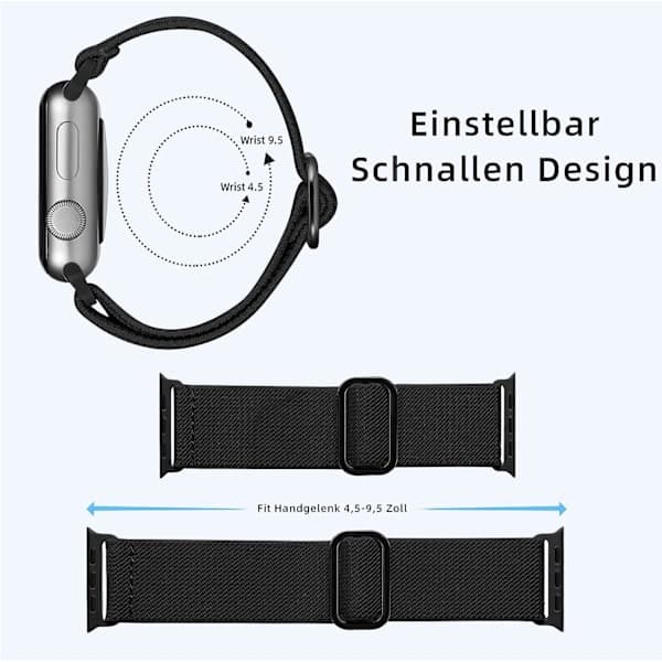 4-pak remme kompatible med Apple Watch 41mm 38mm 40mm kvinder mig