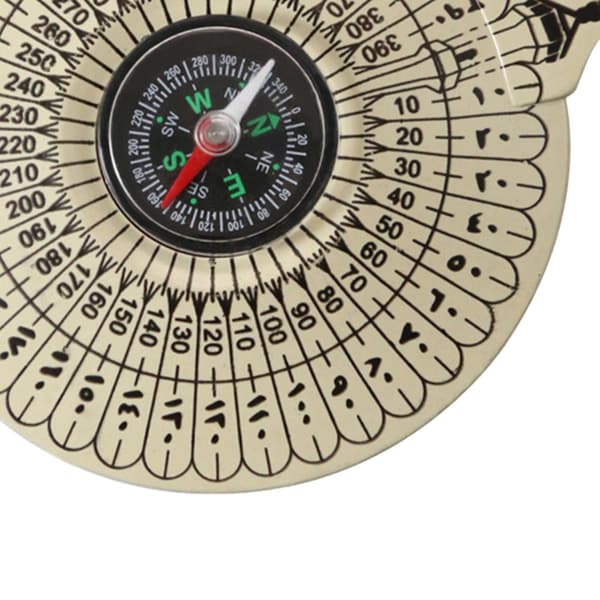 Qibla-kompassi islamilainen rukouskompassi ABS 7,3 x 1,1 cm