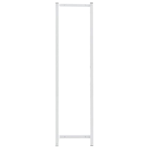 vidaXL Håndklestativ hvit 25x20x95 cm stål Vit white