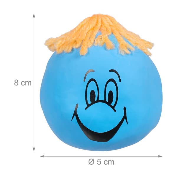 Anti-stress klämbollar, stora, latex & majsmjöl, 12-pack