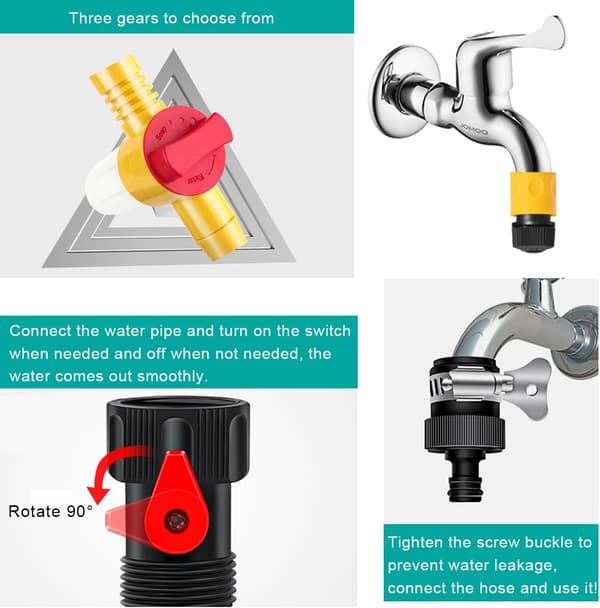 360° Rotating Car Wash Brush Automatic Cleaning Brush Long Handle Detachable Scrub Brush Soft Chenille Bristles