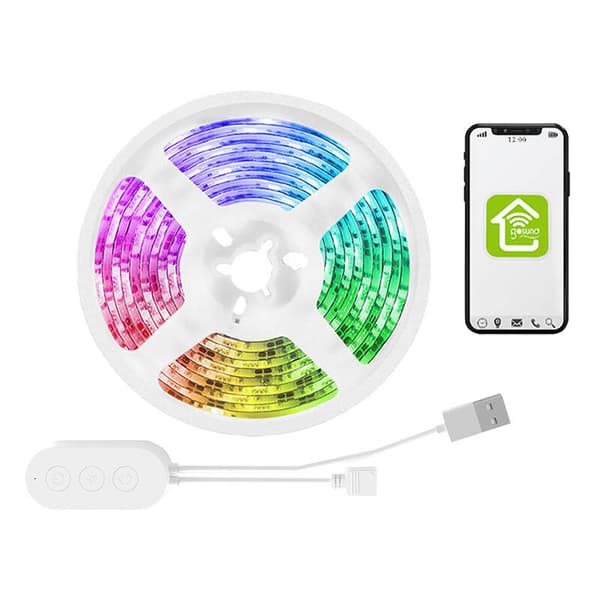 Smart WiFi RGB LED-lysstrimmel Gosund SL1 (2,8m), Tuya 110