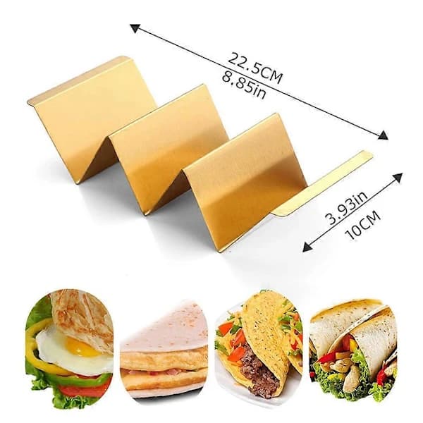 Taco Holder, Taco Stand with Handle Taco Tray for Tacos or as a Taco Mold -