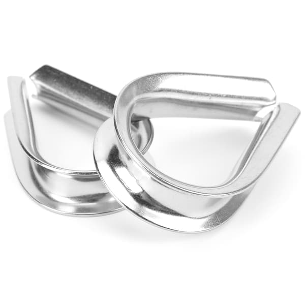 16MM Marine Wire Rope Stainless Steel Clips Cable Protective Ring Thimbles Clamps