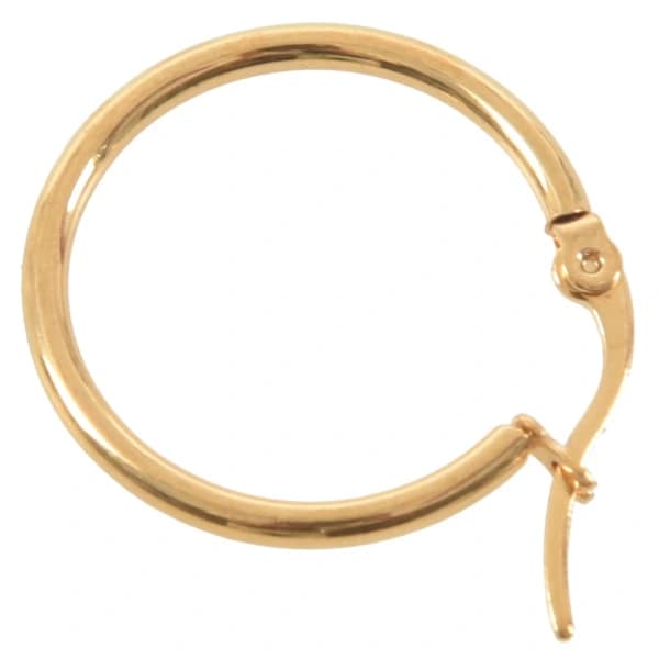 3 Par 15mm 20mm 25mm Rustfritt Stål Hoop Øredobber Sett