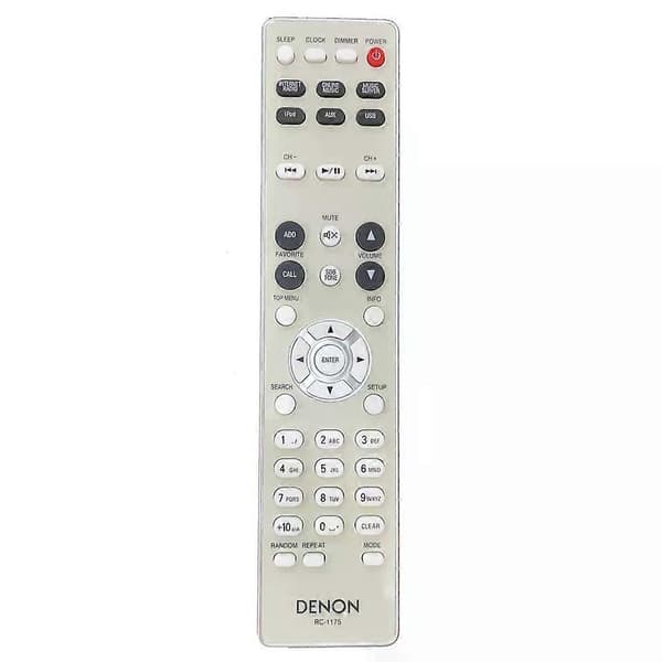 RC-1175 Fjärrkontroll för Denon CD Receiver AV-175 RCD-N5 DRA-N5