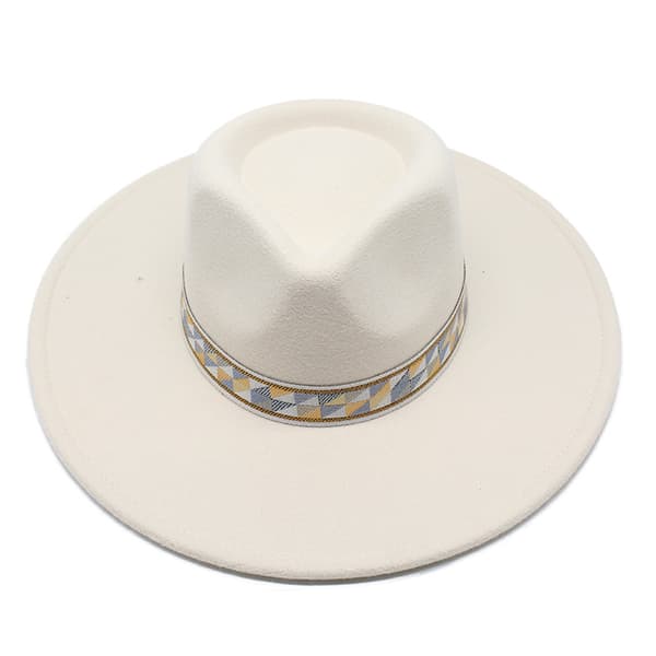 Bowlerhatt i britisk stil, filthatt, bredbremmet hatt, tweed-hatt