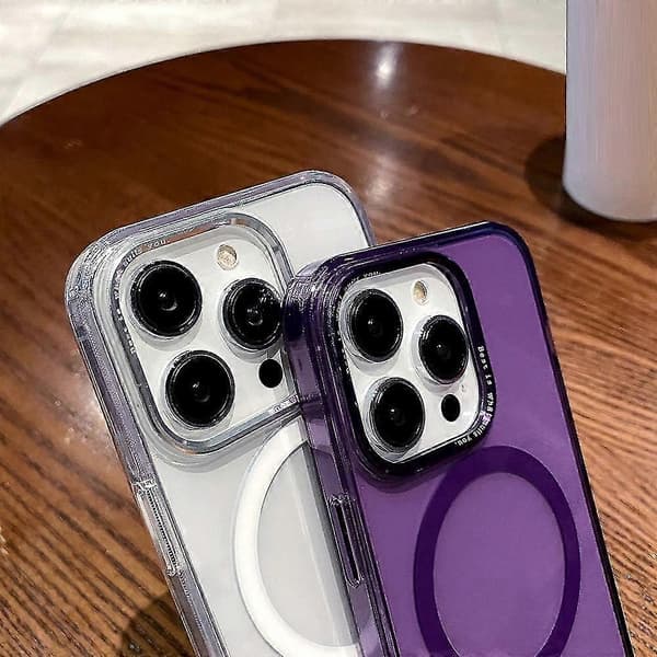 Magnetic Case for iPhone 14 Pro Max Compatible with MagSafe Alloy Lens Frame TPU+PC Phone Case -Sy -Sy Green iPhone 14 Pro Max Green iPhone 14 Pro Max