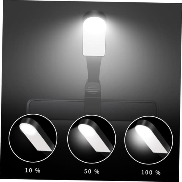 Berøringsdæmpende lampe boglys læselampe med klips USB læselampe læselampe