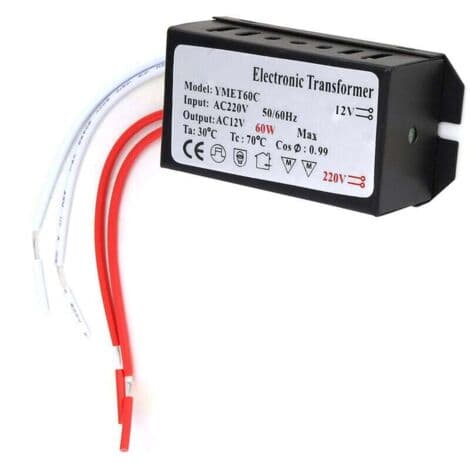 220V til 12V elektronisk transformator spenningsomformer 60W