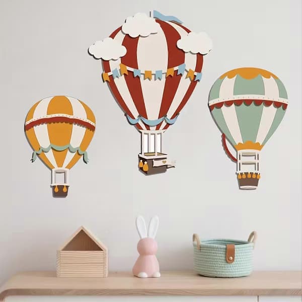Rustic Hanging Wooden Sign Nursery Living Room