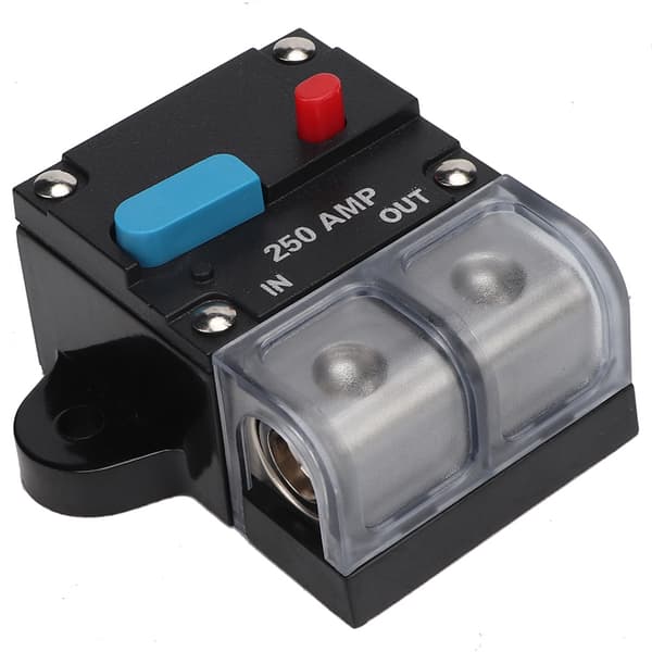 80A 300A Car Resettable Circuit Breaker Self-Resetting Fuse Manual Reset Button (250A)