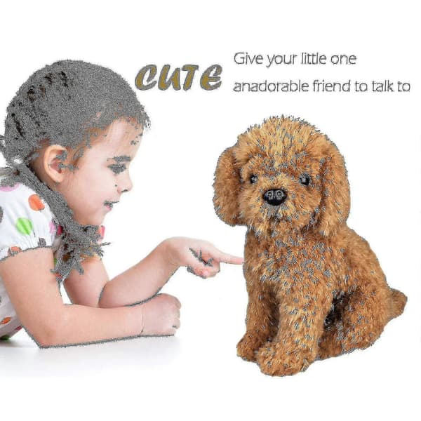 Realistinen pehmolelu koira labradoodle koira pehmoeläin lapsille