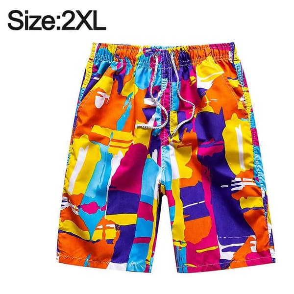 Badeshorts til mænd, hurtigtørrende fritidsshorts, løse, oversized badedragt
