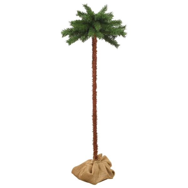 vidaXL Artificial Palm Tree with LEDs 150 cm Grön 2150
