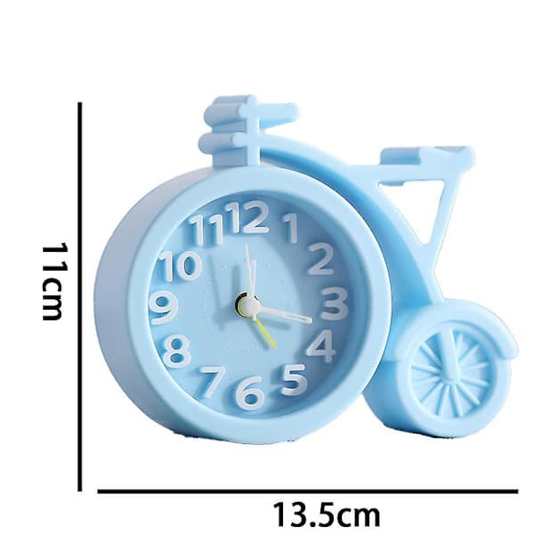 Cartoon Bicycle Alarm Clock Candy Color Creative Child