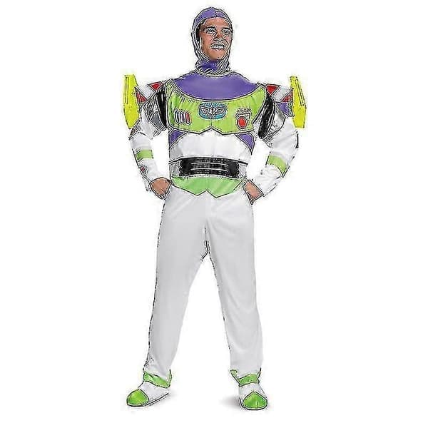 Buzz Lightyear Cosplay Kostume Acetatfiber 150-180