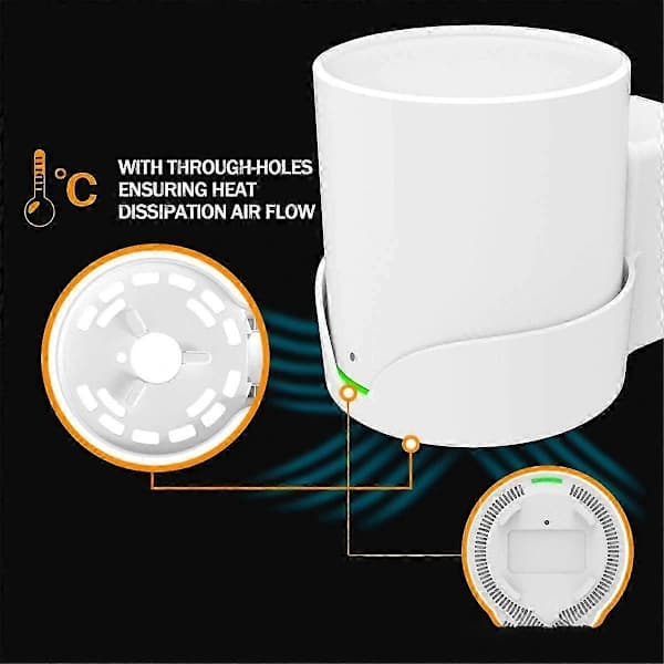 Väggfäste för Deco X20 X60 X50 X55 Wifi 6 Mesh-system med kabelhantering