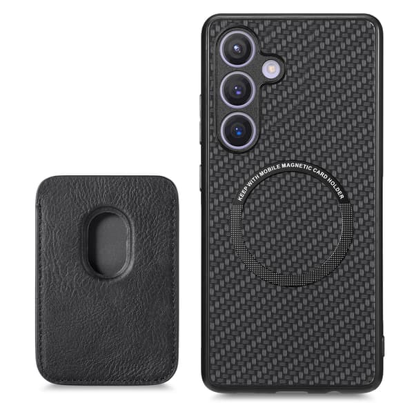 Retro Magnetic Protective Case for compatible with Samsung S22 - Shockproof, Card Slot, Stand Function