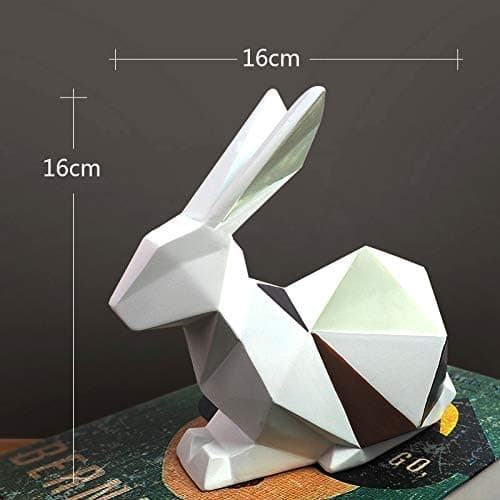 Kaninstatue dekor Jadekanin 15 cm