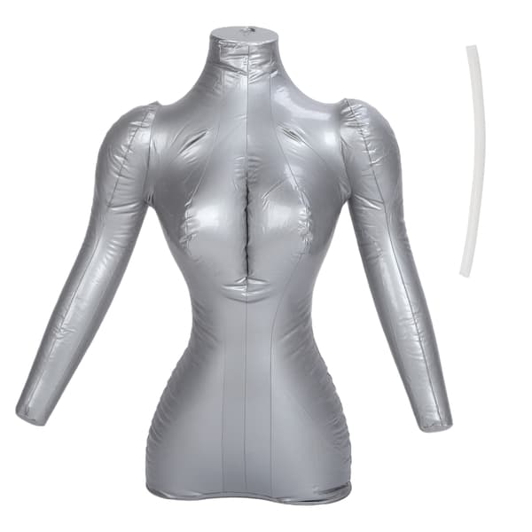 Tøjdisplaymodel PVC-materiale Kvindelig Overkrop Oppustelig Mannequin Stand