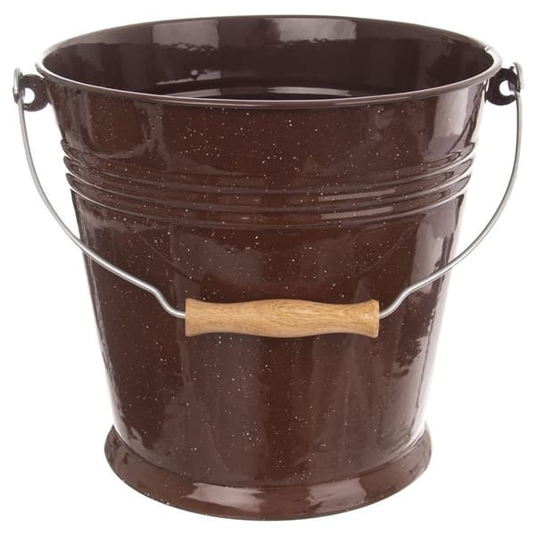 Emaljerad hink med handtag 10 L