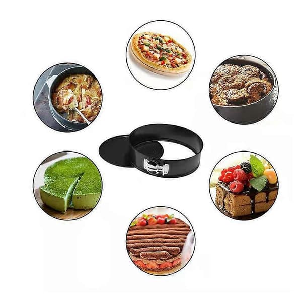 4-pak Non-stick Bageforme Kulstål Kageforme Tilbehør
