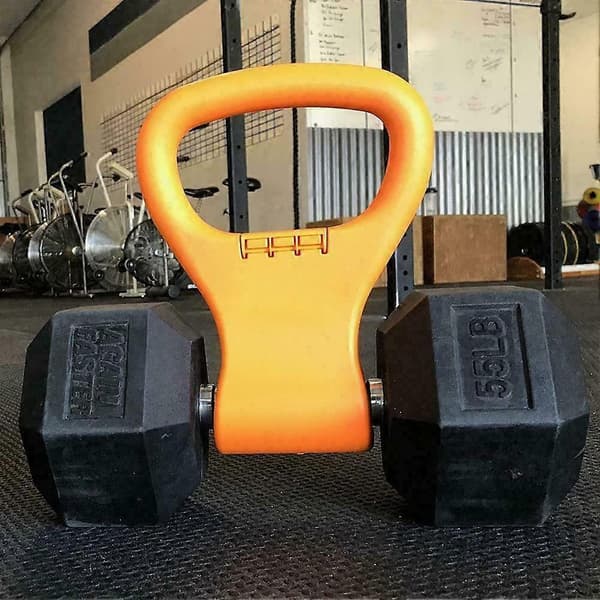 Vægtgreb Kettlebell Justerbart Bærbart Træningsudstyr til Rejser (1 stk Orange)