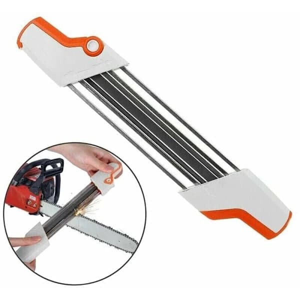 1 Chainsaw Chain File Holder 0.325 Ø 4.8 mm - White