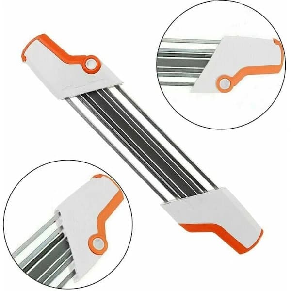 1 Chainsaw Chain File Holder 0.325 Ø 4.8 mm - White