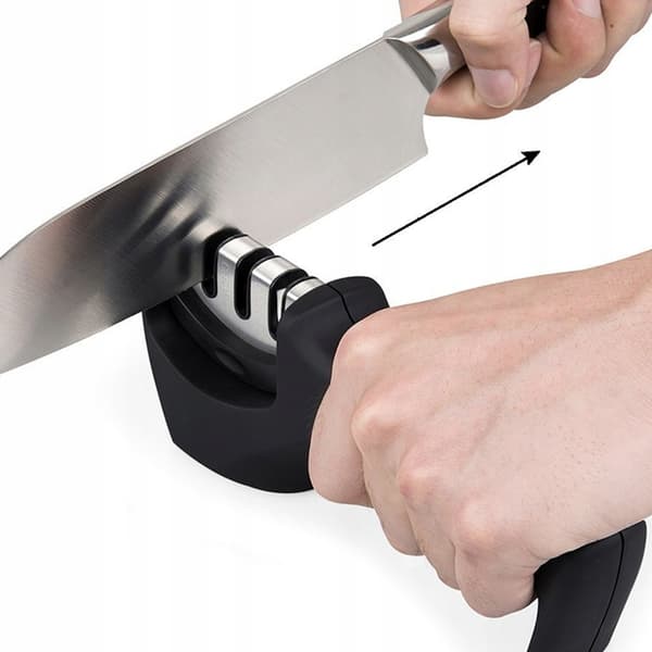 Knivsliber | 3 Nemme Trin til Skarpe Knive sort black