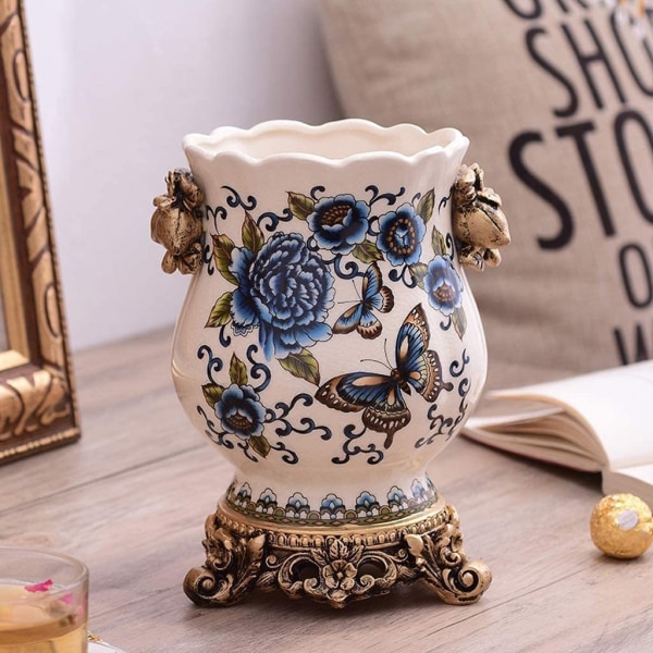 Förbättra din heminredning med prydnadsföremål i keramiska vaser - utsökta och eleganta detaljer för en touch av elegans D