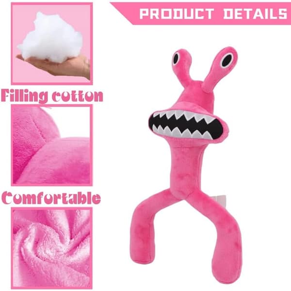 Pink Eye 28cm Rainbow Friends Plush Toy
