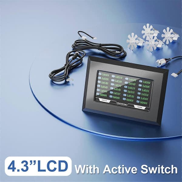 BMS Accessory 2 Inch LCD Screen with Active Switch for JK Smart BMS