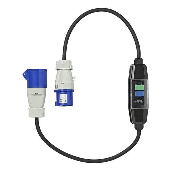 Adapterkabel 120cm 3x1,5mm² CEE + jordfeilbryter