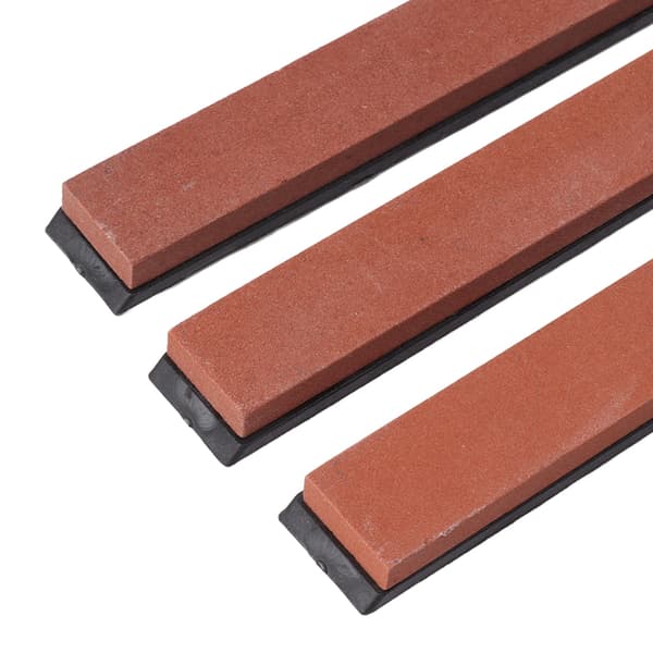6-piece Knife Sharpening Stone Set, Built-in Base Angle Guide, Professional Sharpening Stone for Knives and Scissors