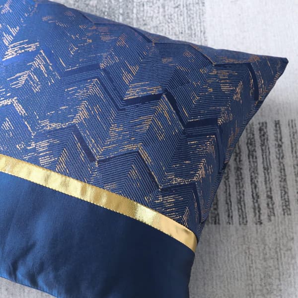 45 x 45 cm Lilla Pudebetræk Sæt med 2 stk., Guld Læder Flydende Mønster, Polyester, Seng Sofa Bil