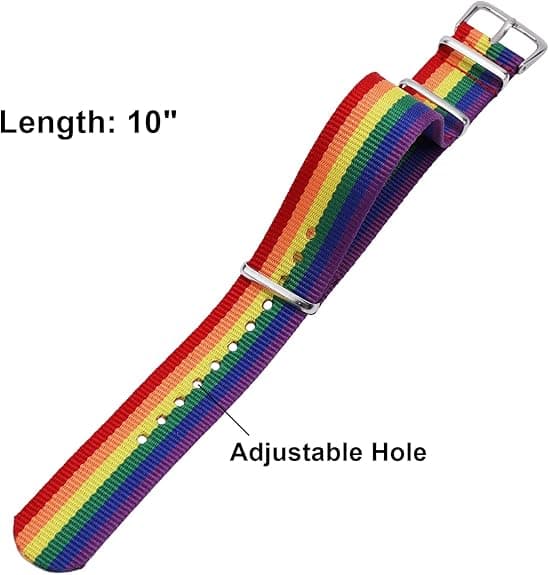 10 stk Pride Armbånd, Pride Feiring, Regnbuearmbånd, Justerbart Vennskapsarmbånd, Pride Måned Tilbehør