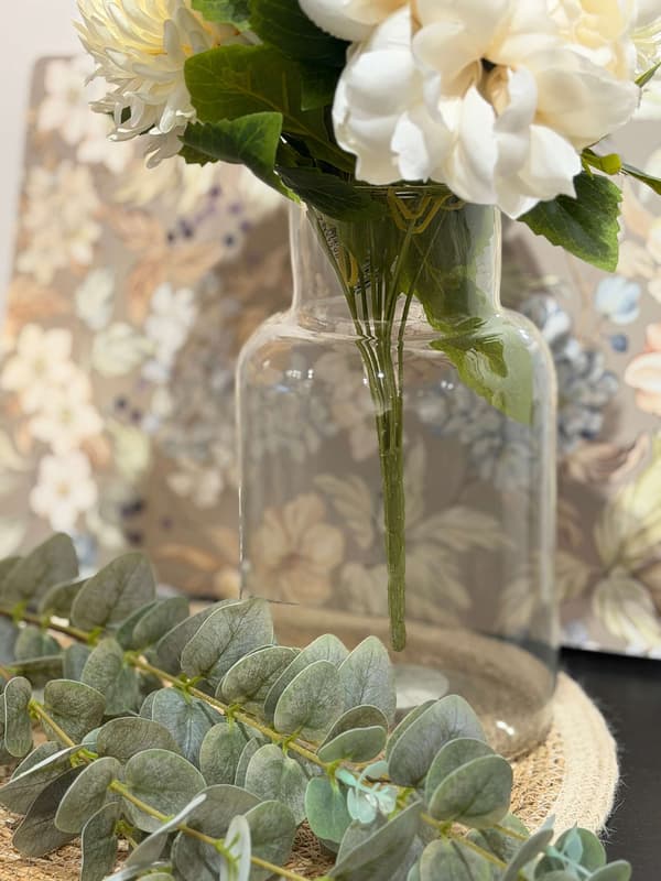 Glasvase 26 cm Transparent transparent