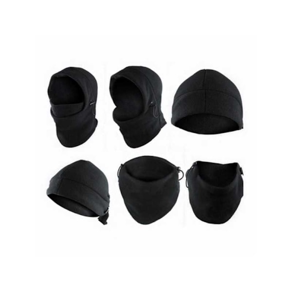 Balaclava Skimaske Sort Fleece Sort
