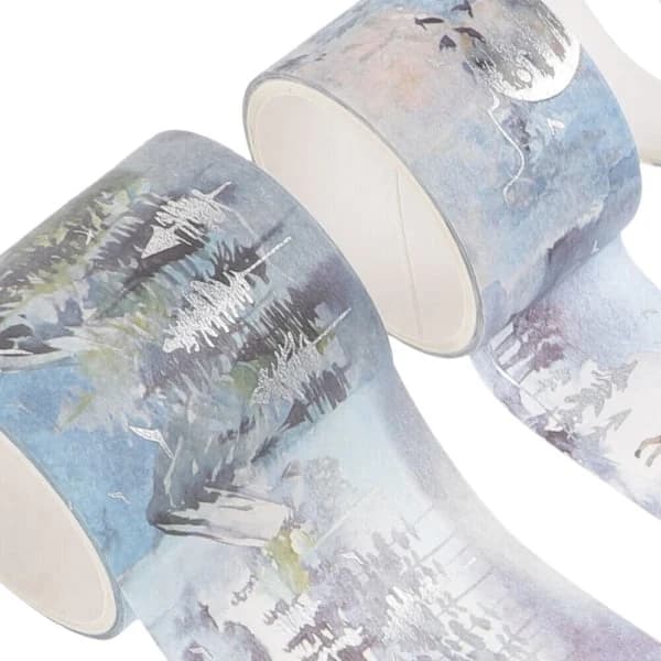 NA/Boks med teipsett Washi-teip Dekor for Scrapbook DIY Notatbok