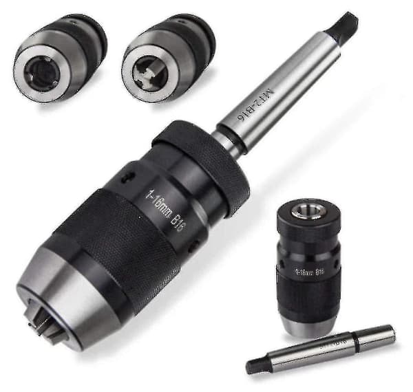 Drill Chuck with Quick Release for Drilling 1-16mm B16 with Cones Mk2 Auslappenblappe Condition: New