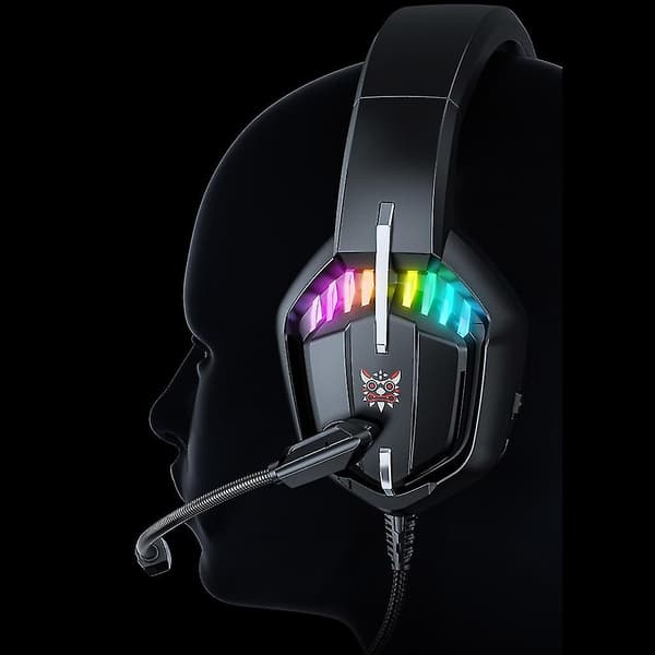 X28 USB-kablet Over-Ear Hodetelefoner Gaming Headset For PC-datamaskin