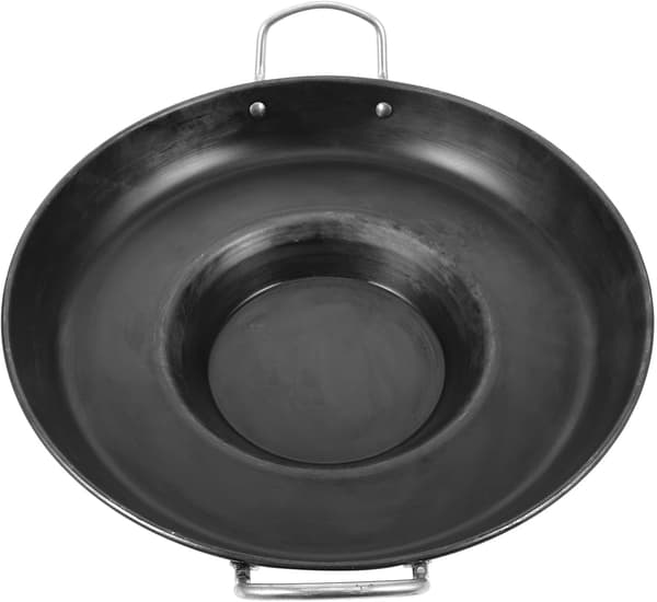 Forkrydret non-stick støbejernspande - 32 cm, multifunktionel stegepande til hjemmelavet mad og bøf