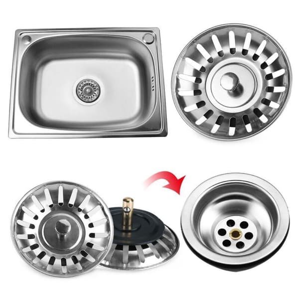 Vaskprop med si - Rustfrit stål Silver silver