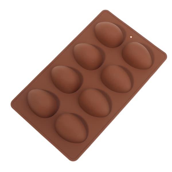 DIY 8 eggformede påskeegg silikonform for baking av bakverk og sjokoladekaffe Coffee