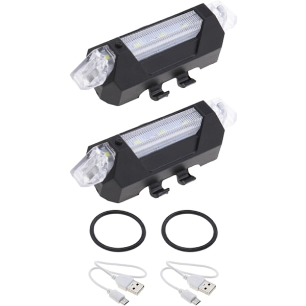 2 kpl LED-varoitusteippejä lampulla, yhteensopiva Xiaomi:n kanssa