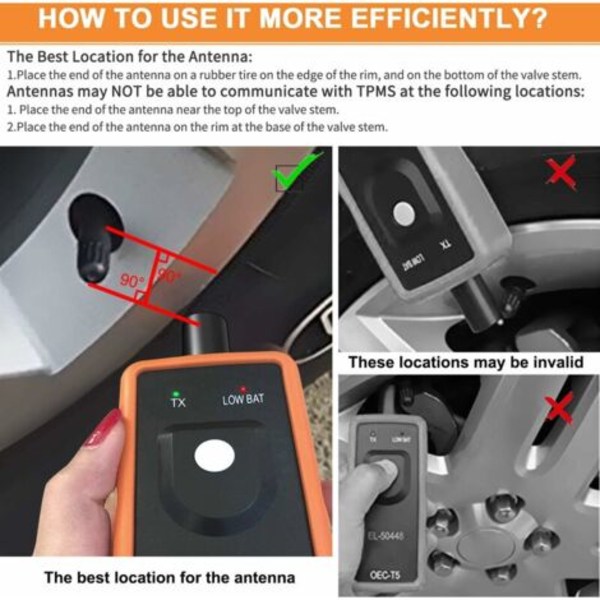 TPMS Däckventilsaktivator för OPEL GM TPMS-inlärningsverktyg, Däcktrycksövervakningssensor för Car.pa