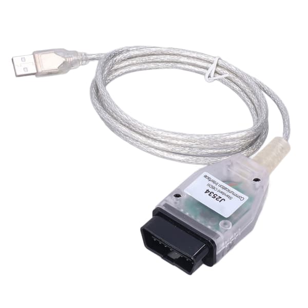 MINI VCI Cable OBD2 Diagnostic Cable for J2534 KLine ISO 9141 KWP 2000 ISO 142304 SAE J1850 PWM